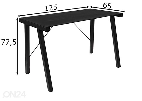 Työpöytä Tiv mitat