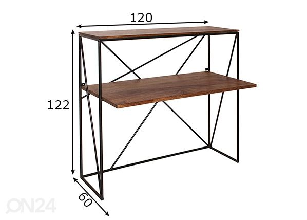 Työpöytä Tom Tailor mitat