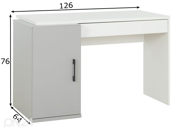 Työpöytä Ugo mitat
