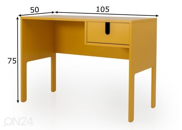 Työpöytä Uno mitat