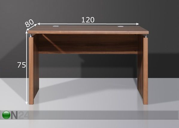 Työpöytä VISION 1081 mitat