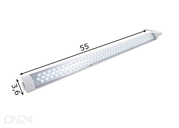 Työtason valaisin UNTER LED mitat