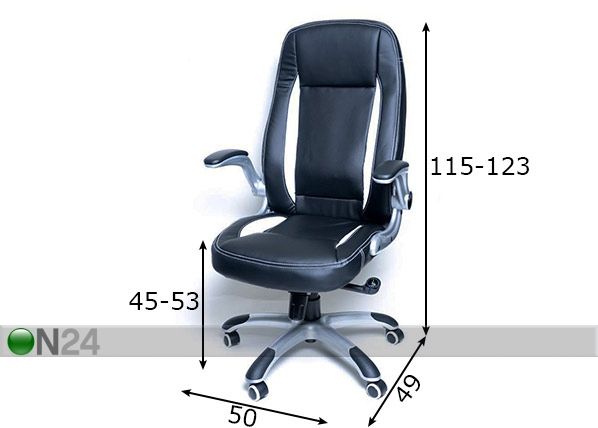 Työtuoli mitat