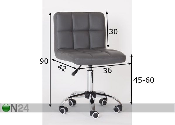Työtuoli mitat