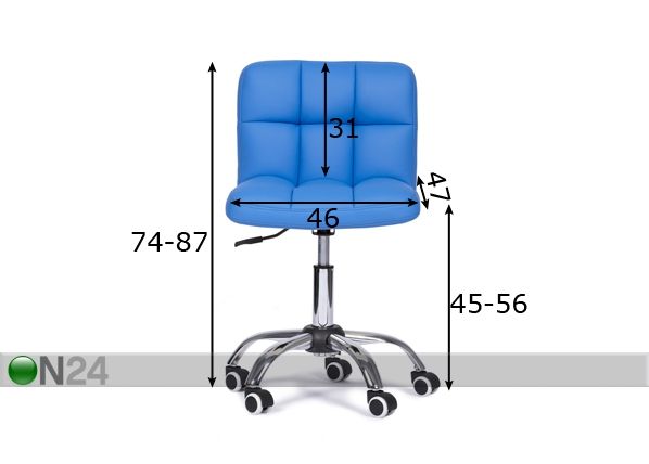 Työtuoli mitat