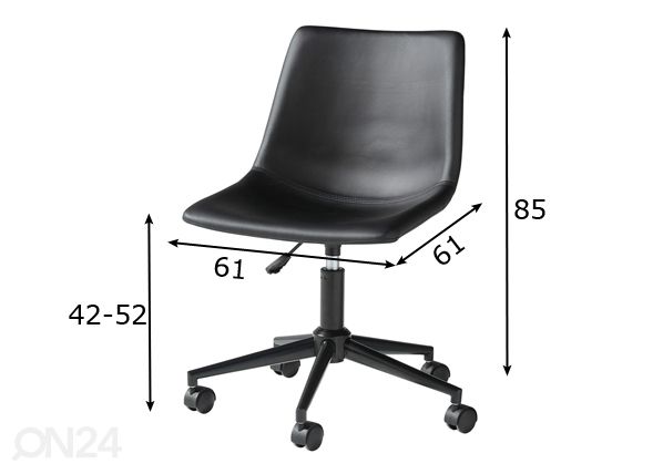 Työtuoli mitat