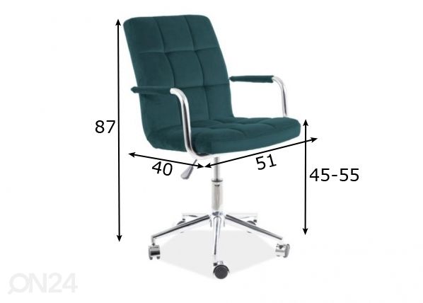 Työtuoli mitat