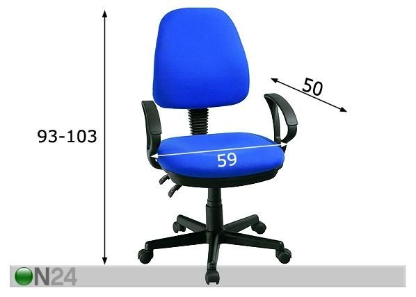 Työtuoli mitat