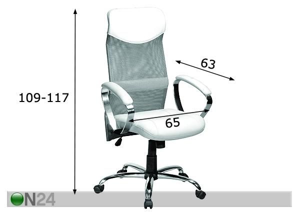 Työtuoli mitat