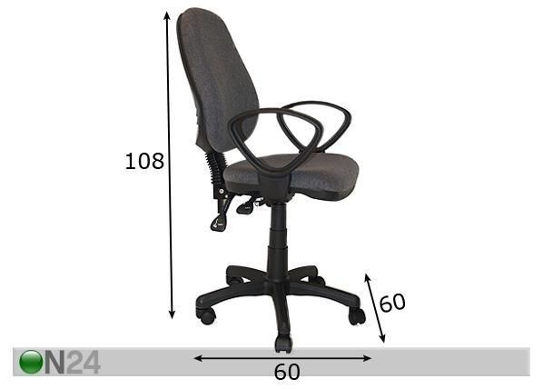 Työtuoli 841 mitat