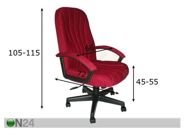 Työtuoli ARTUR mitat