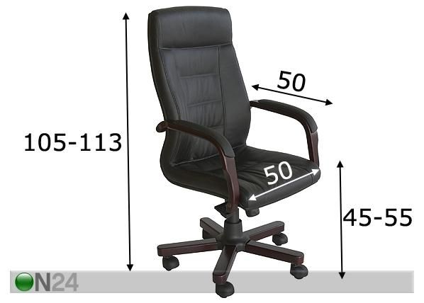 Työtuoli ELEGANT mitat