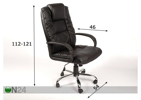 Työtuoli EXECUTIVE mitat