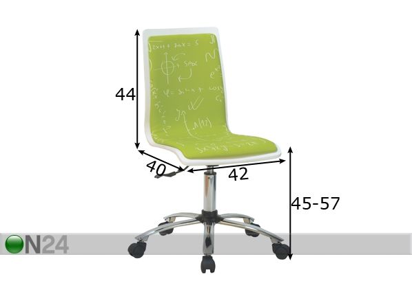 Työtuoli FUNKTIO mitat