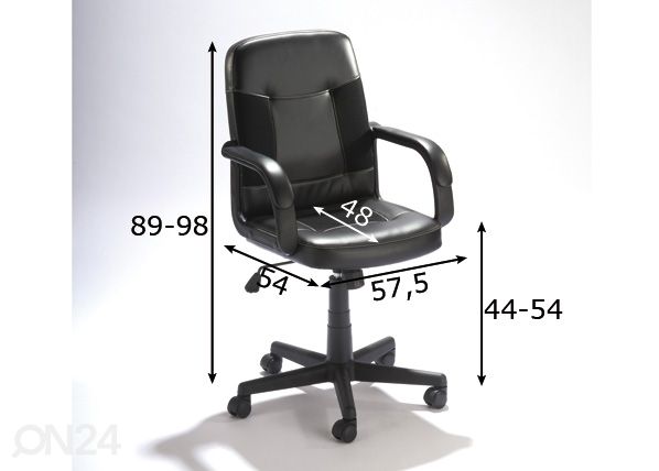 Työtuoli Kano mitat