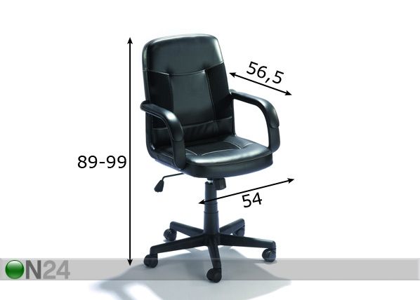 Työtuoli KANON mitat