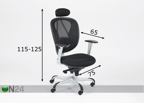 Työtuoli NARUTU mitat