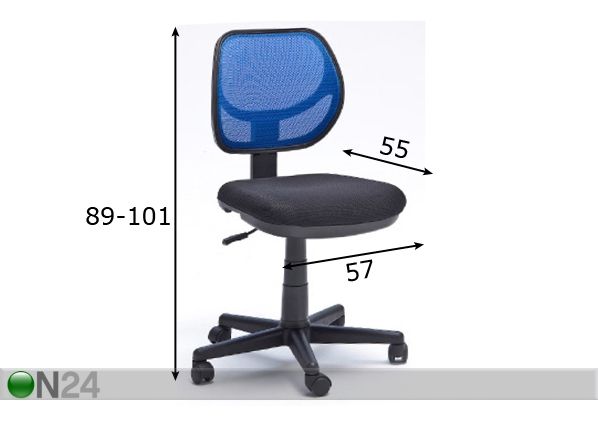 Työtuoli NELLE mitat
