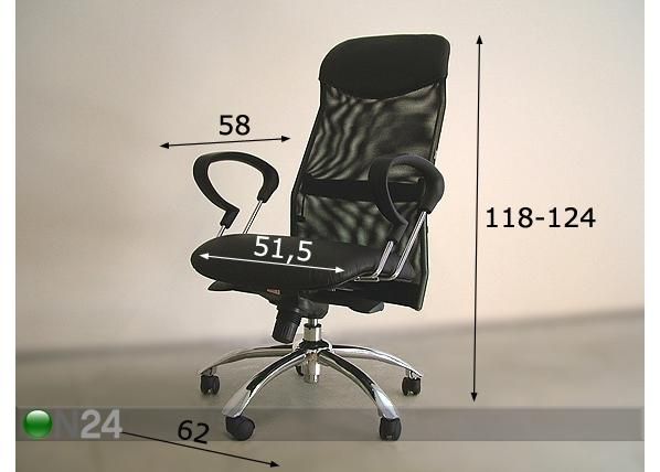 Työtuoli POSH mitat