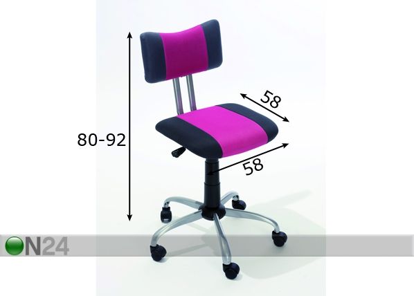 Työtuoli RAY mitat