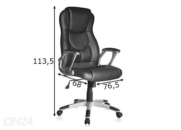 Työtuoli Rico mitat