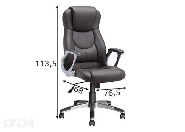 Työtuoli Rico mitat