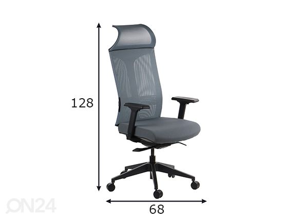 Työtuoli Ryder mitat