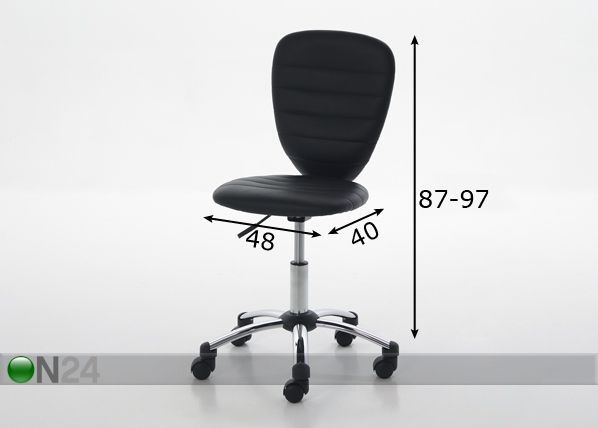 Työtuoli SCOOPY mitat