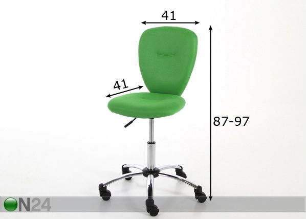 Työtuoli SCOTTY mitat