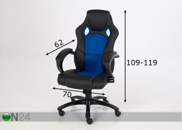 Työtuoli SPEEDY mitat