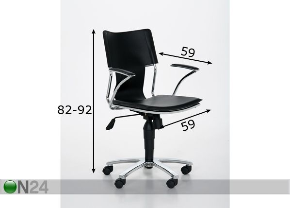 Työtuoli STANFIELD mitat