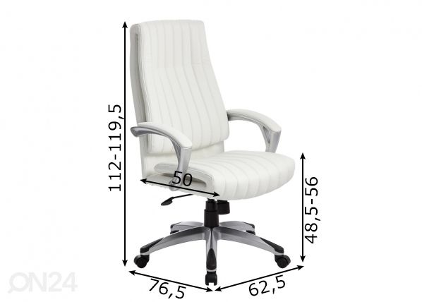 TyötuoliElegant mitat