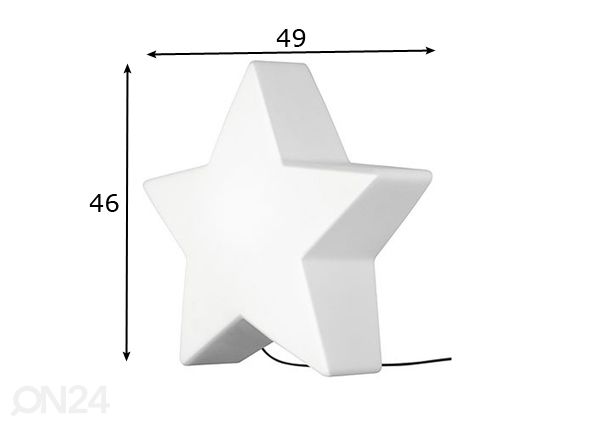 Ulkovalaisin mitat
