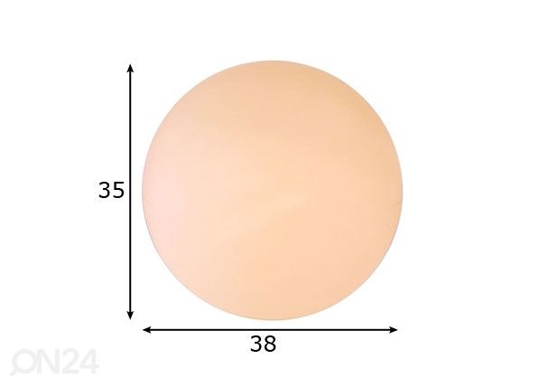 Ulkovalaisin Ball 38 mitat