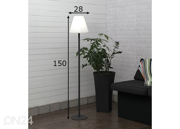 Ulkovalaisin/ lattiavalaisin Outdoor mitat