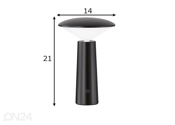 Ulkovalaisin Pinto LED mitat