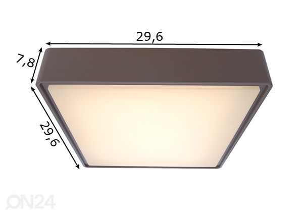 Ulkovalaisin Quadra 16 W LED mitat