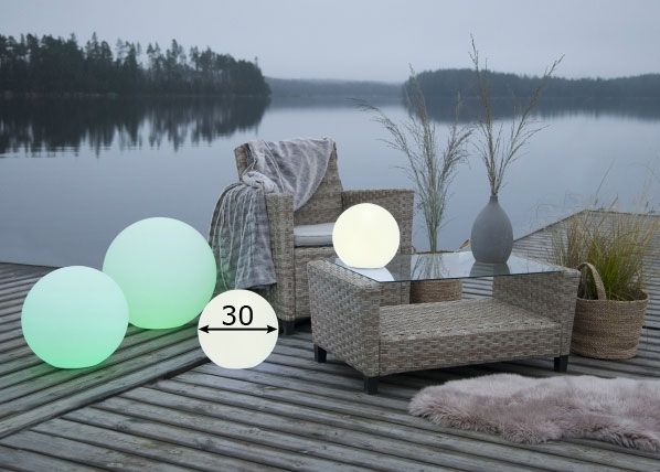 Ulkovalaisin Twilights Ø30 cm mitat