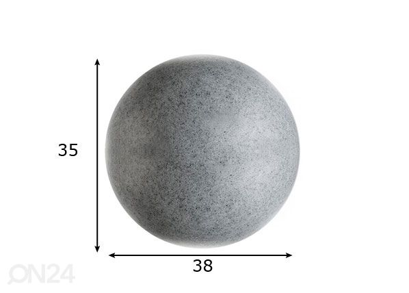 UlkovalaisinBall Granit mitat