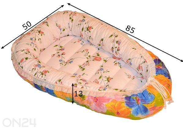 Unipesä Flower 50x85 cm mitat