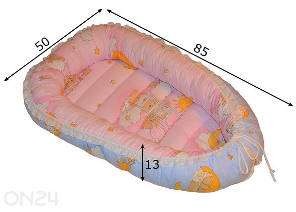 Unipesä Teddy Bear 50x85 cm mitat