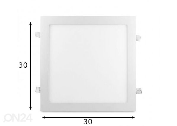 Upotettava LED-valaisin Mars mitat
