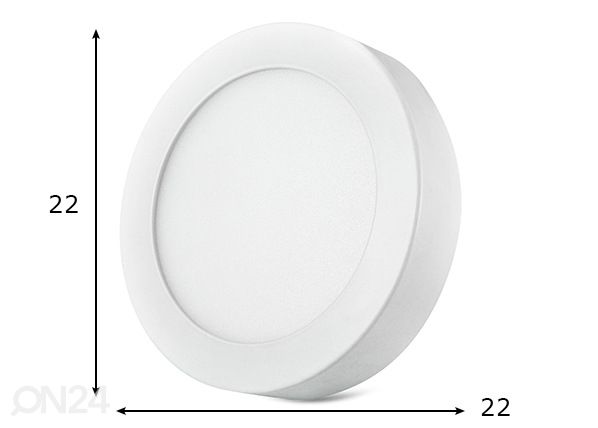 Upotettava LED-valaisin Mars mitat