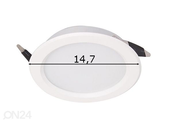 Upotettava valaisin LED 10W mitat