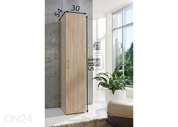 Vaatekaappi MRK 645 30 cm mitat