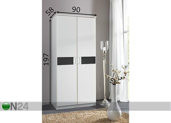 Vaatekaappi POTSDAM mitat