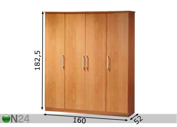 Vaatekomero NOORA- 977 mitat