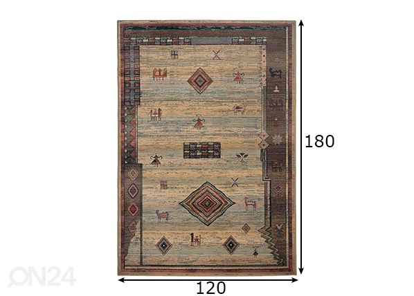 Vaip Gabiro 120x180 cm mitat