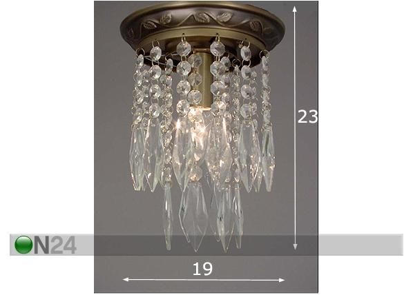 Valaisin GLASS DECO mitat