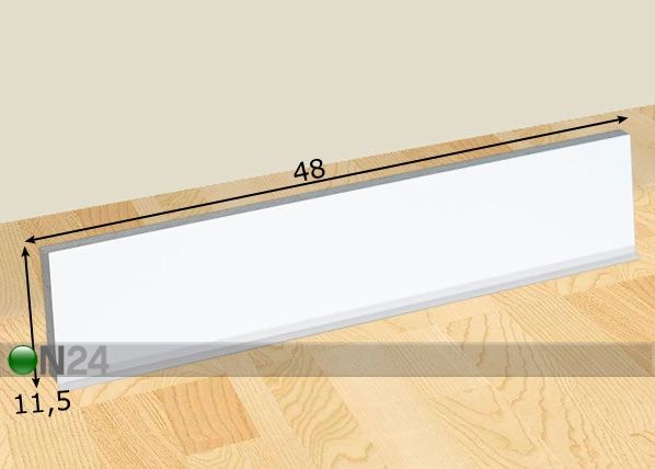 Valkoinen sivusokkeli 85 cm keittiökaapille mitat